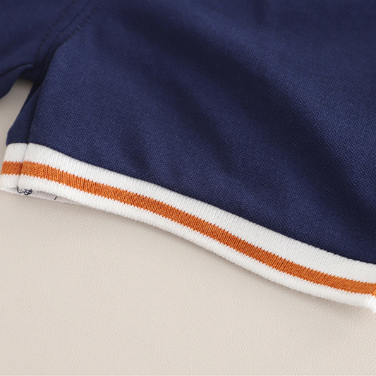 Polo Shirt and Shorts Sports Suit Set