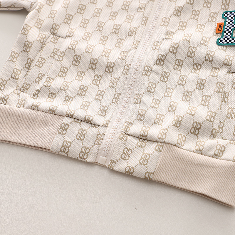 2pcs Baby Boy Casual Vintage Jacket and Pant Set-kissminis