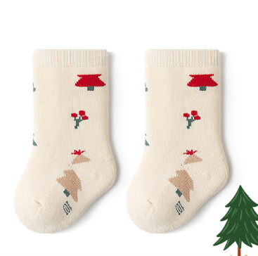 Baby Toddler Boy/Girl Christmas Style Cute Pattern Stocking-kissminis