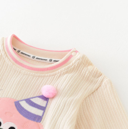 Cartoon Nnitted Rice Jacquard Romper-kissminis