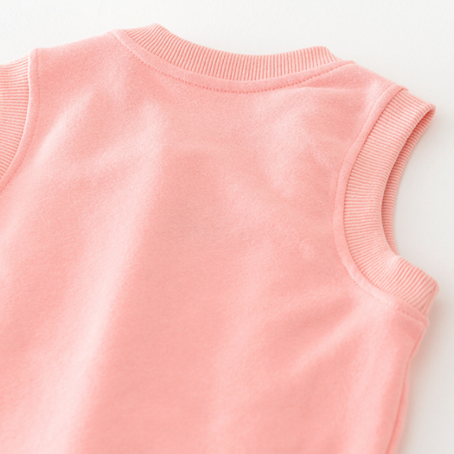 2pcs Baby Girl/Boy Simple Letter Tank Top & Pants Set-kissminis