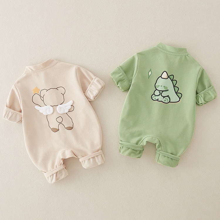 Baby Boy/Girl Bears/Dinosaurs Cartoon Romper-kissminis