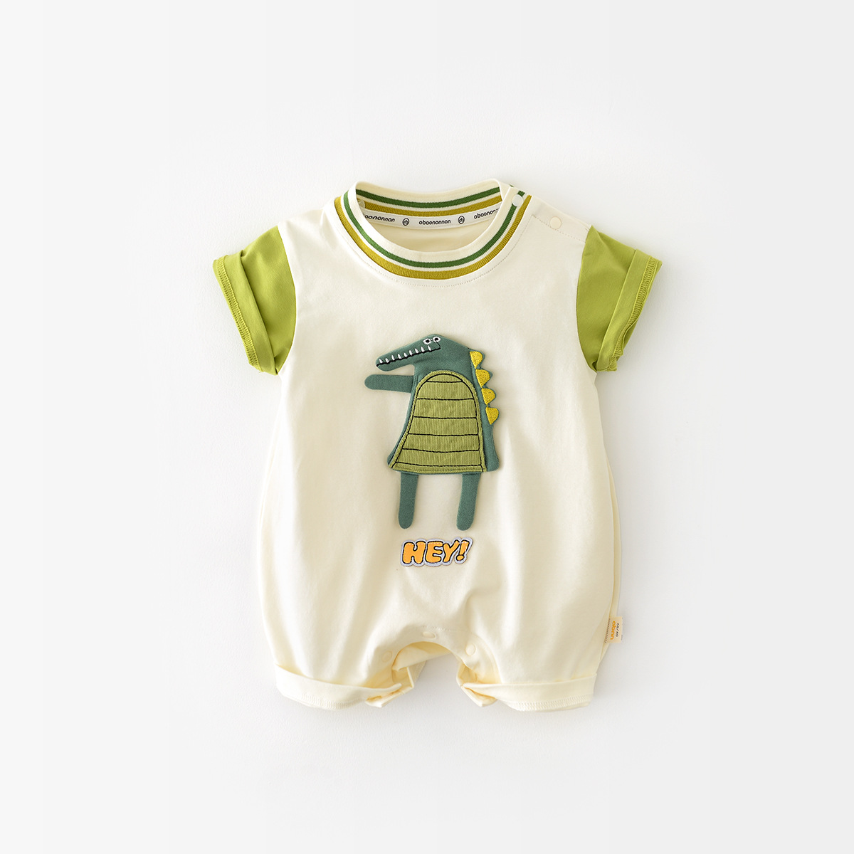 Baby Dinosaur Patch Romper