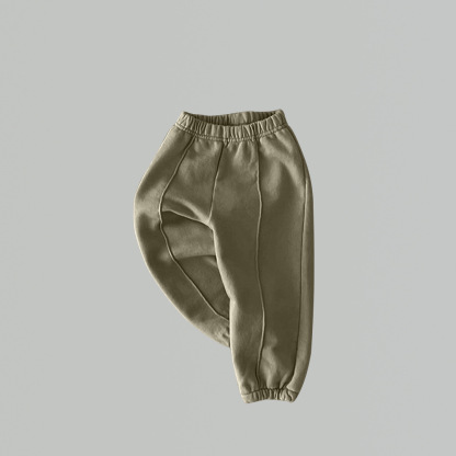 Baby Boy/Girl Solid Color Casual Elasticized Joggers Pants