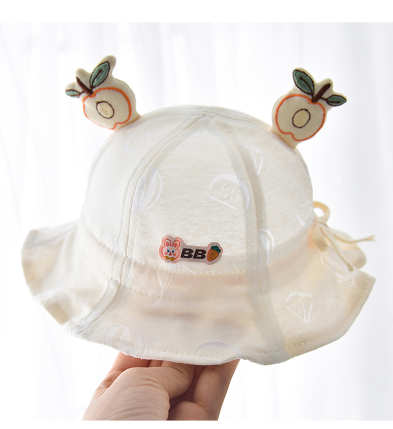 Baby Soild Color Print Hat-kissminis