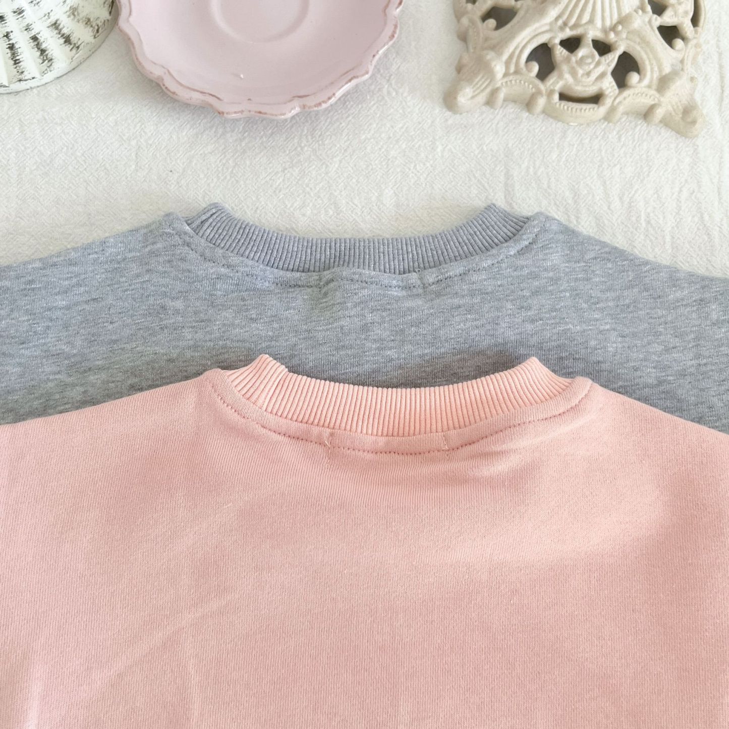 Baby Bear and Letter Pattern Sweatshirt-kissminis