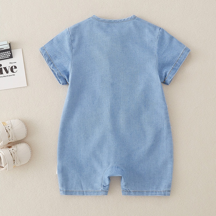 Baby Boy/Girl Dog Print Romper-kissminis