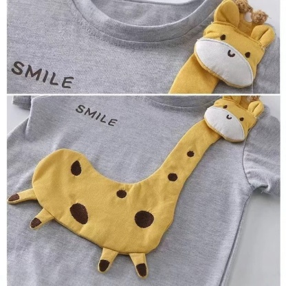Baby Unisex Short Sleeve Romper Bodysuit