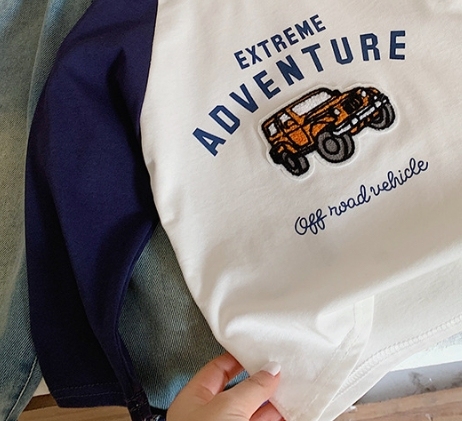 Baby/Toddle Boy Cartoon Long Sleeve Shirt-kissminis