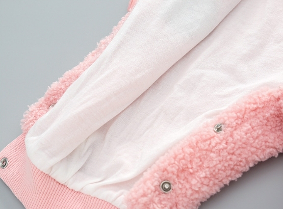 Baby Boy/Girl Bear Graphic Hooded Fluff Long Sleeve Romper-kissminis