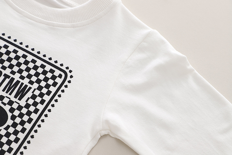 Toddler Boy/Girl Number Print Three-Piece Set-kissminis