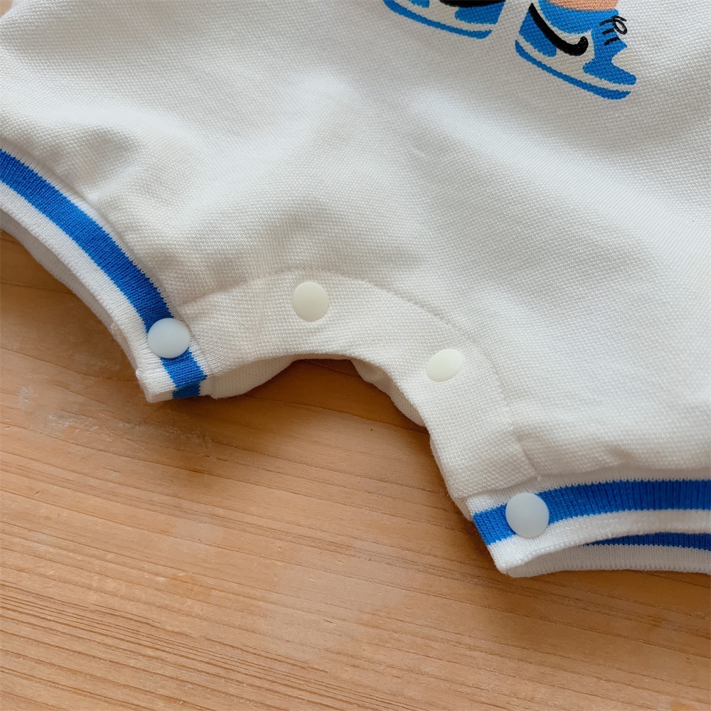 Baby Boy Basketball Cubs Romper-kissminis