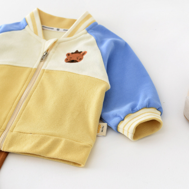 Baby Boy/Girl Cute Bear Cartoon Long Sleeve Baby Sweatshirt-kissminis