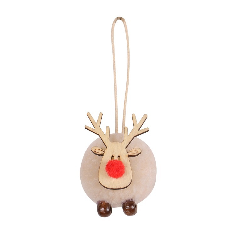 Christmas Style Cute Elk Design Christmas Tree Decorations-kissminis