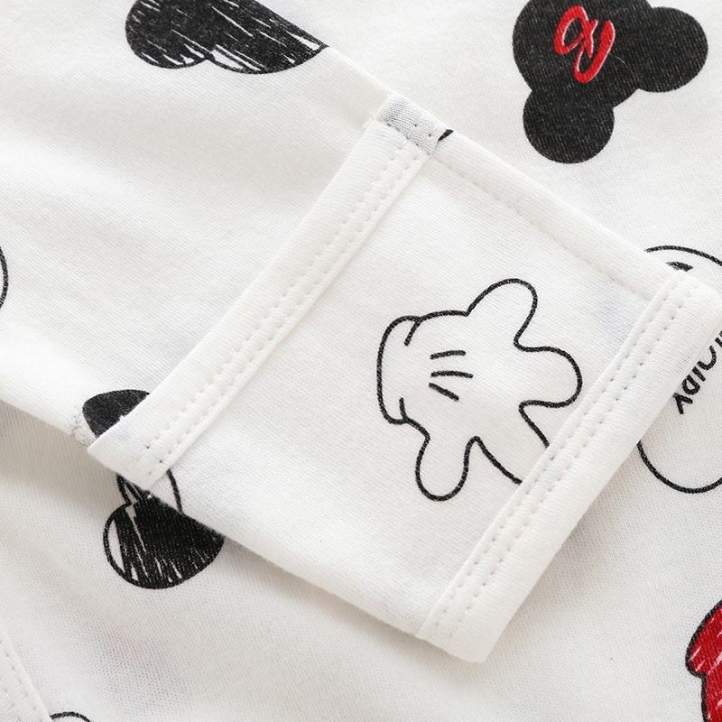 Baby Long Sleeve Cotton Boneless Printed Romper