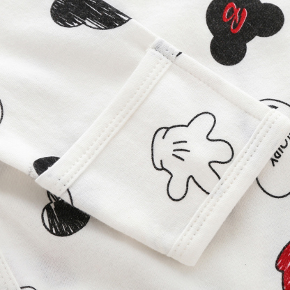 Baby Long Sleeve Cotton Boneless Printed Romper