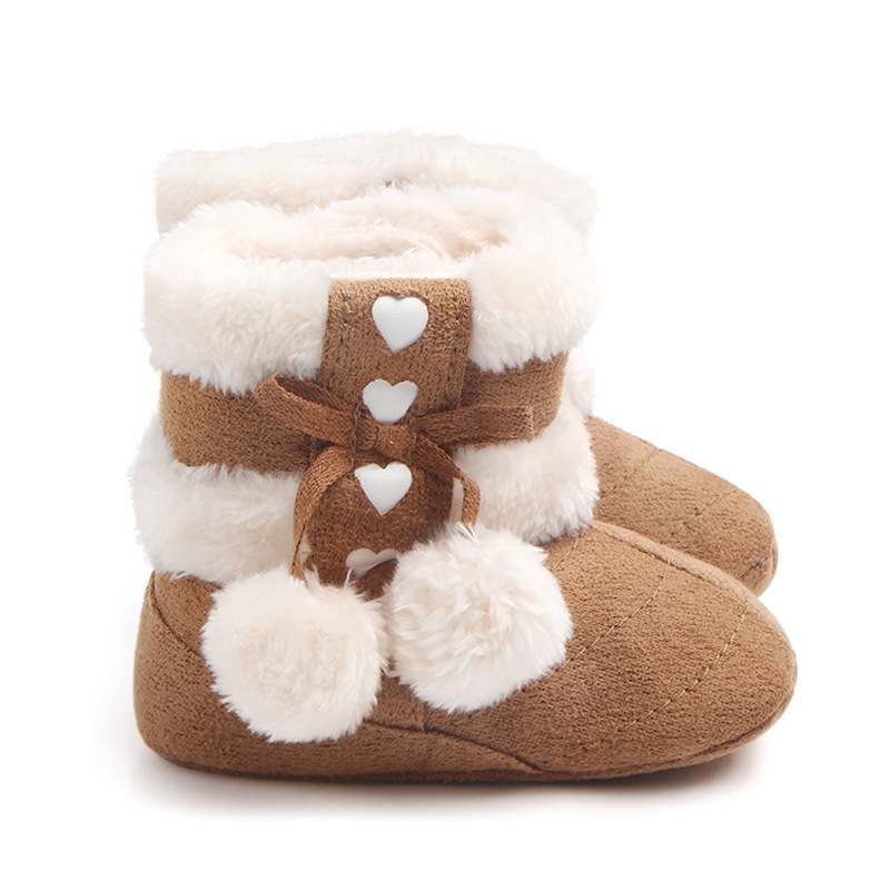 Cute Baby Christmas Warm Shoes And Cotton Boots-kissminis
