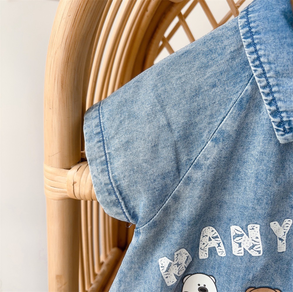 Baby Boy Bear Cowboy Bodysuit-kissminis