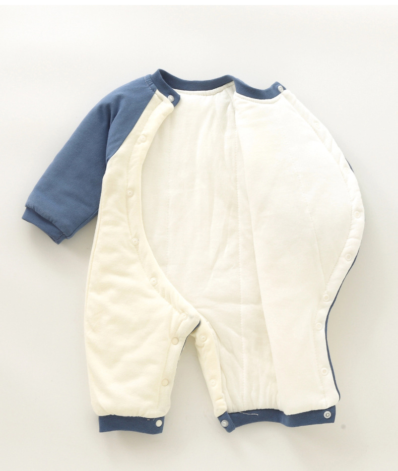 Baby Fleece Angle Print Romper-kissminis