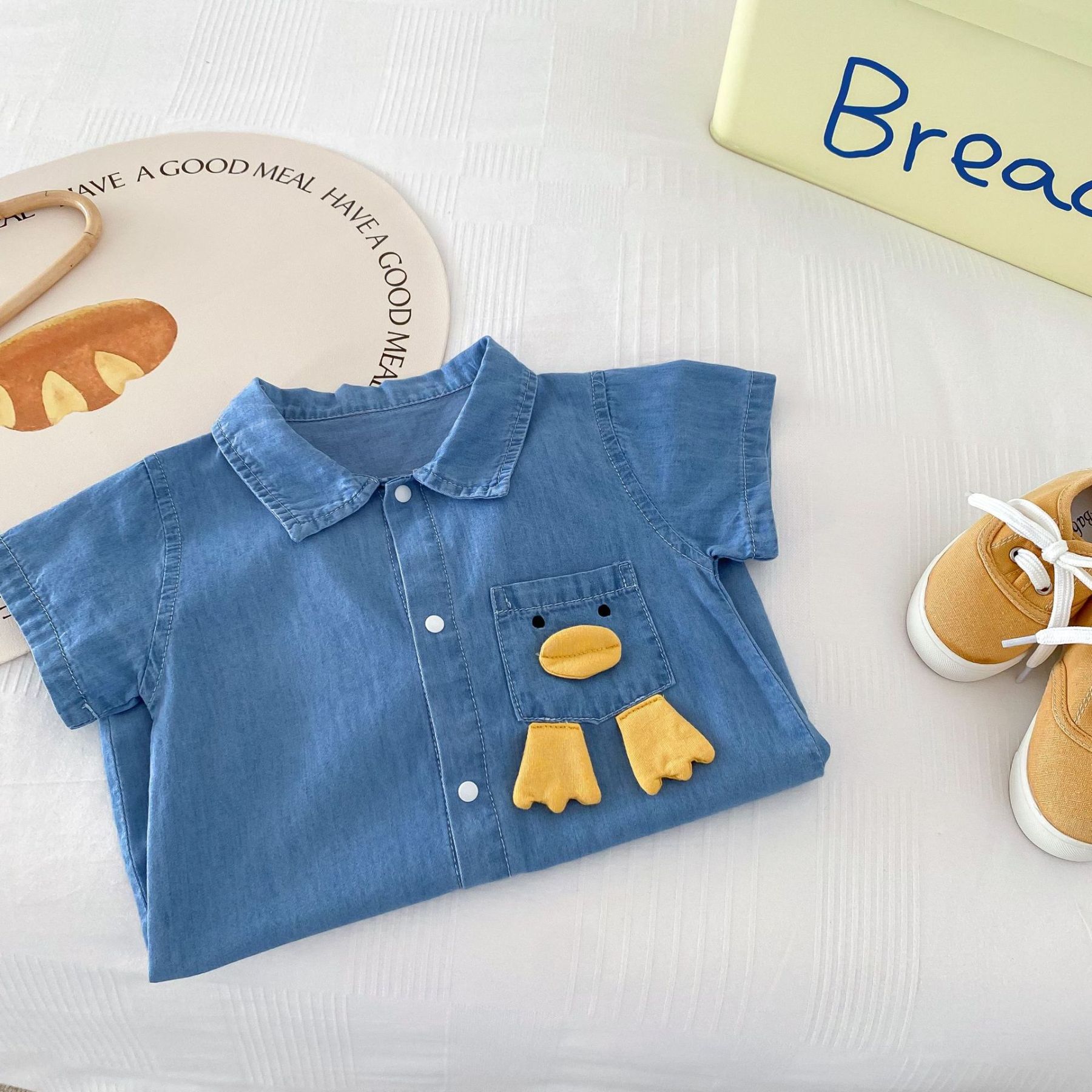 Baby Boy/Girl Cartoon Cowboy Romper-kissminis