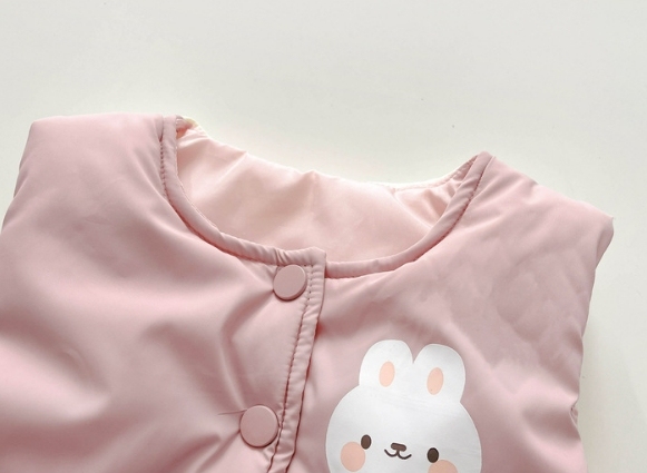 Baby Winter Thicken Animal Pattern Sleeveless Vest-kissminis