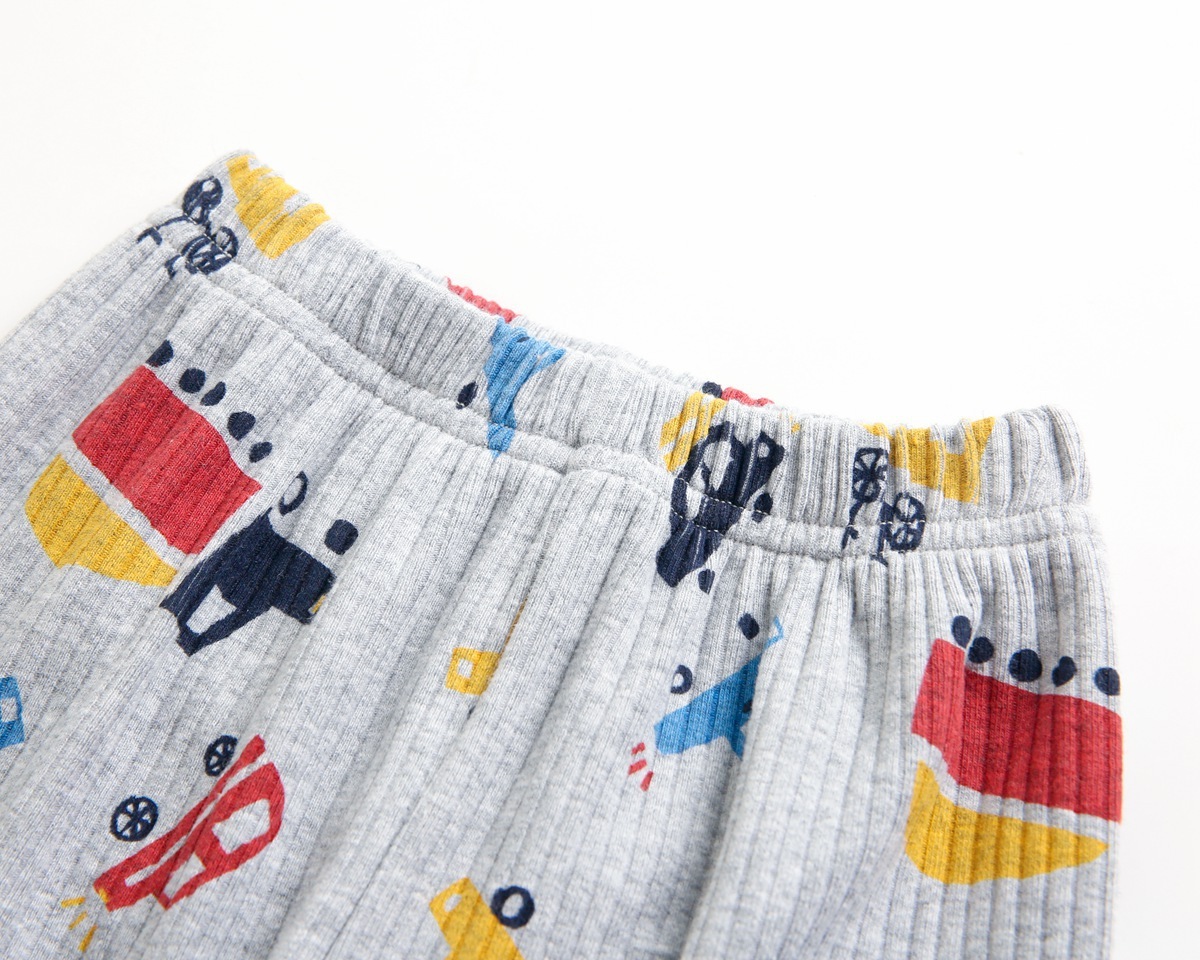 2pcs Baby Boy/Girl Cute Cartoon Pattern Long Sleeve Sweatshirt and Pants Set-kissminis