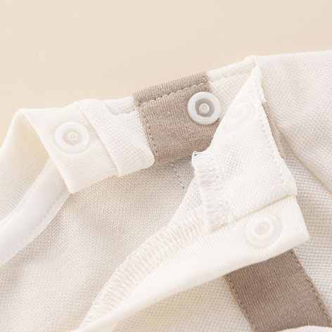 Baby Boy/Girl Bear Pattern Print Bodysuit-kissminis
