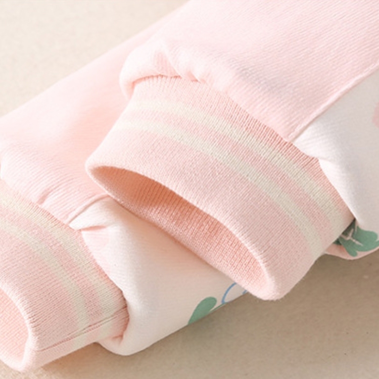 Baby Girl Winter Rabbit Patch Long Sleeve Fluff Hooded Romper-kissminis