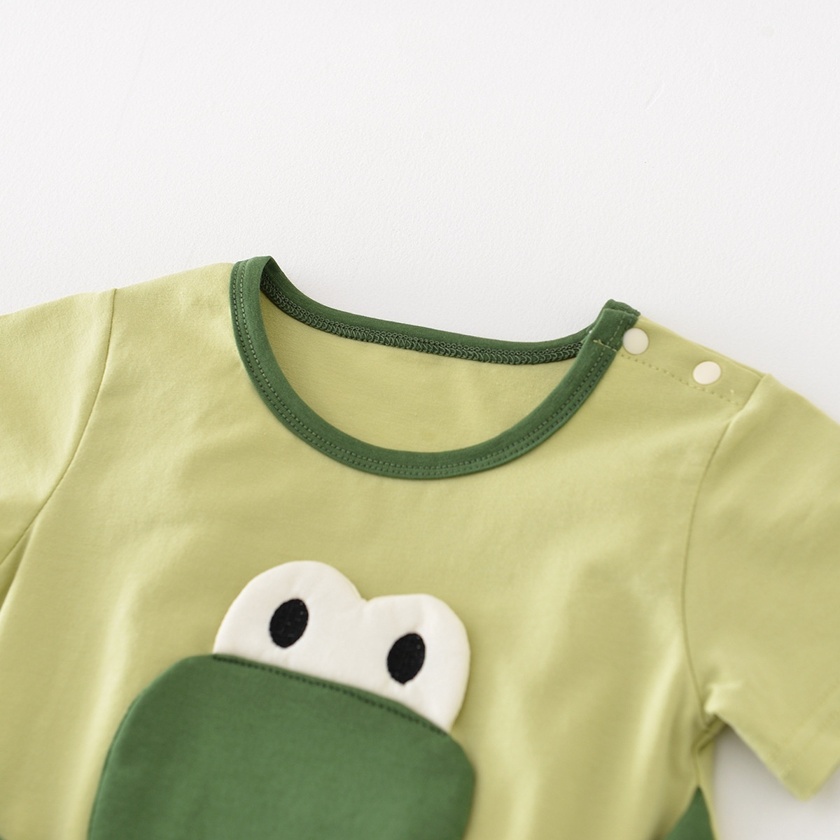 Baby Boy/Girl Dinosaur Cartoon Bodysuit-kissminis