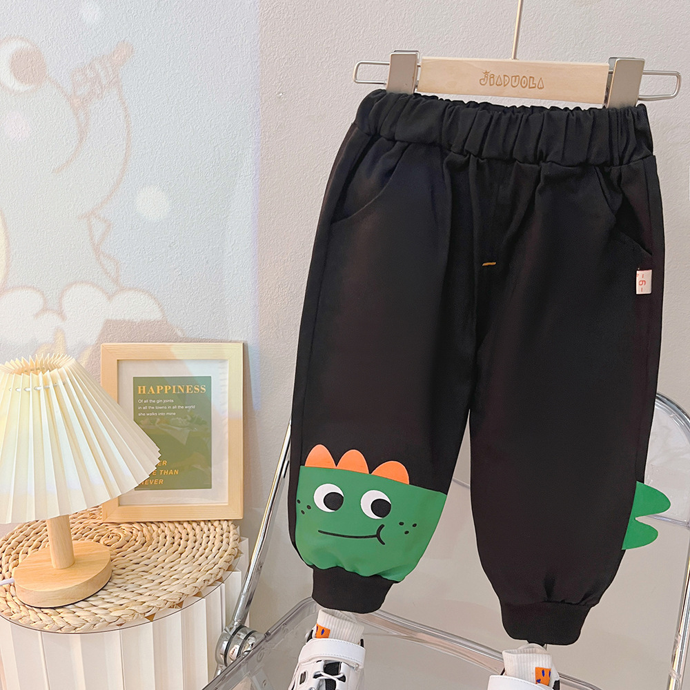 Allover Cartoon Dinosaur Pattern Two Piece Set-kissminis