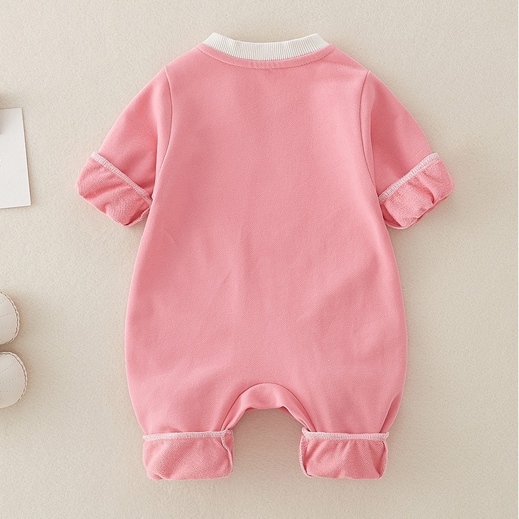 Baby Boy/Girl Smile Rabbit Print Romper-kissminis