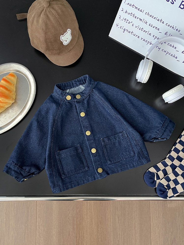 Baby Boy/Girl Vest Vintage solid Jacket-kissminis