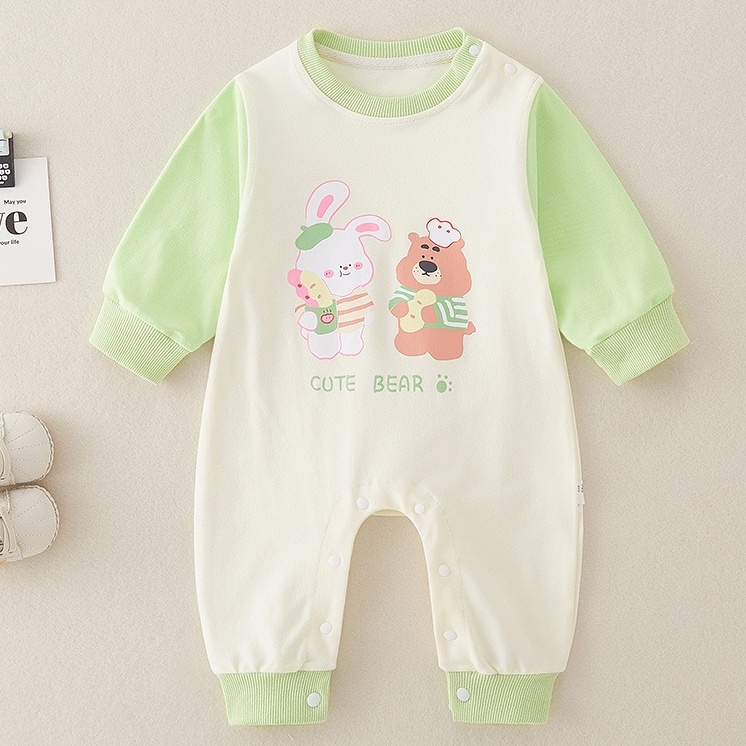 Baby Boy/Girl Cute Bear Cartoon Romper-kissminis