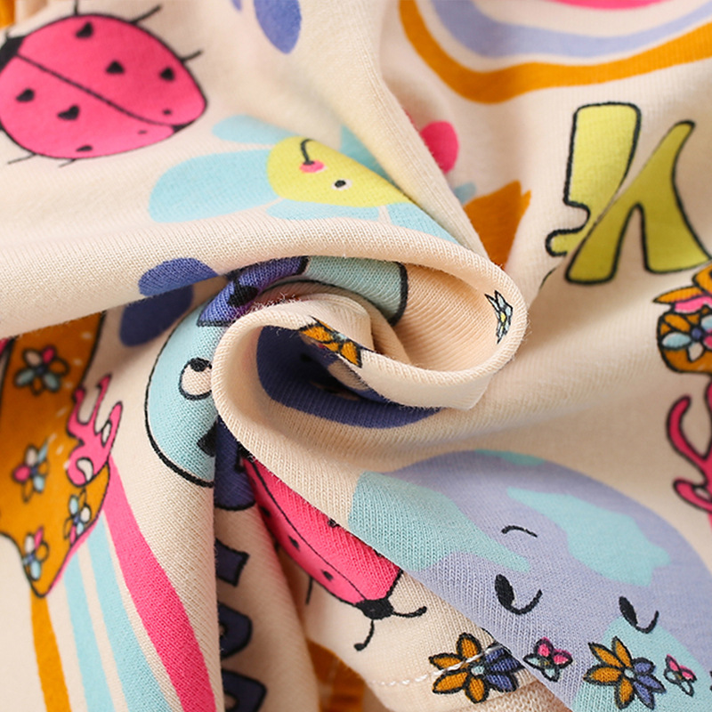 Baby/Toddler Girl Casual Print Short Sleeve Dress-kissminis