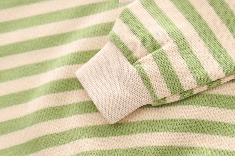 2pcs Toddler Bear Stripe Pocket Sweatshirt and Pant Set-kissminis