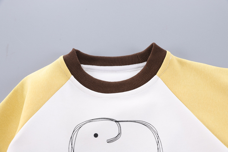 Toddler Boy/Girl Elephant Print Three-Piece Set-kissminis