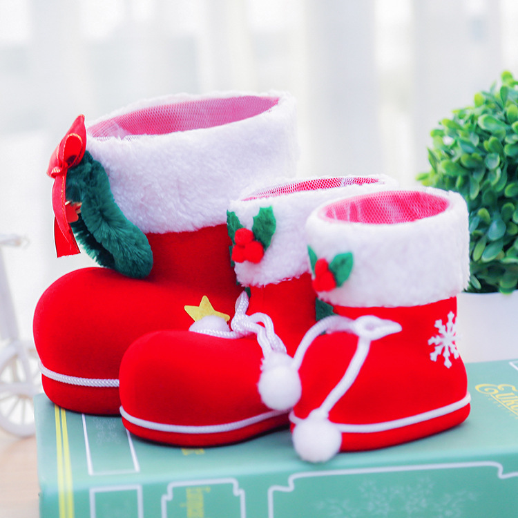 Christmas Style Cute Sock Design Candy Bag-kissminis