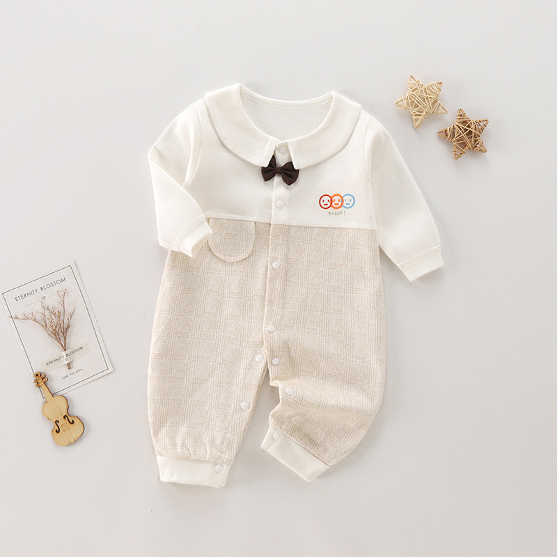 Baby Bow Tie Romper-kissminis