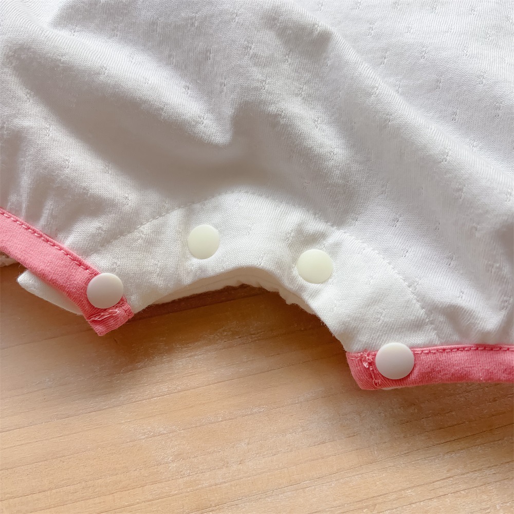 Baby Girl Rabbit Print Romper-kissminis