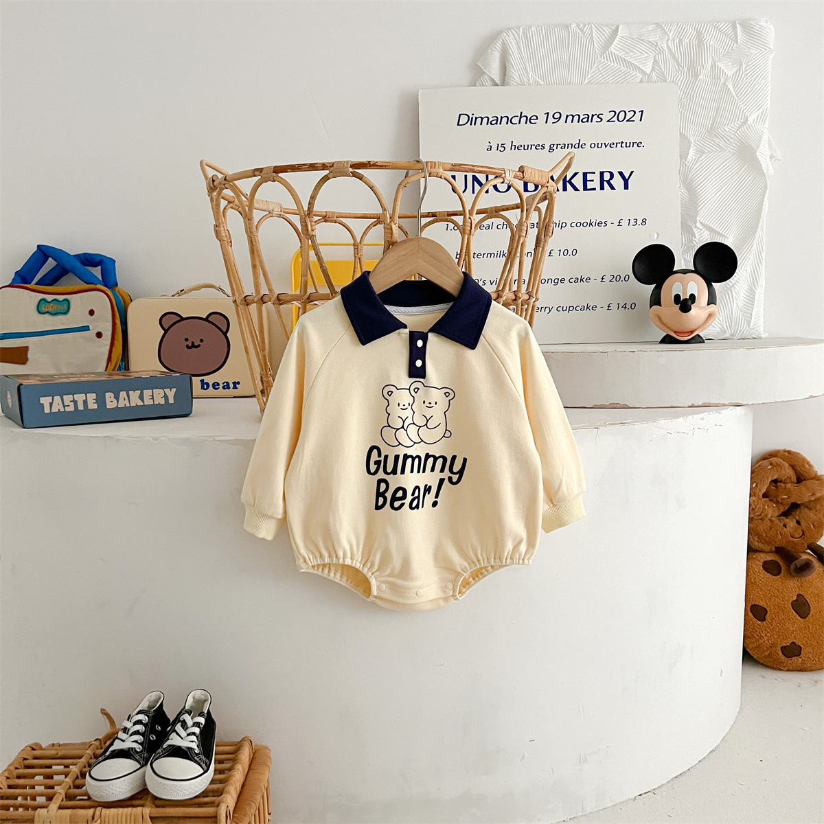 Baby Lapel ‘Gummy Bear’ Bodysuit-kissminis