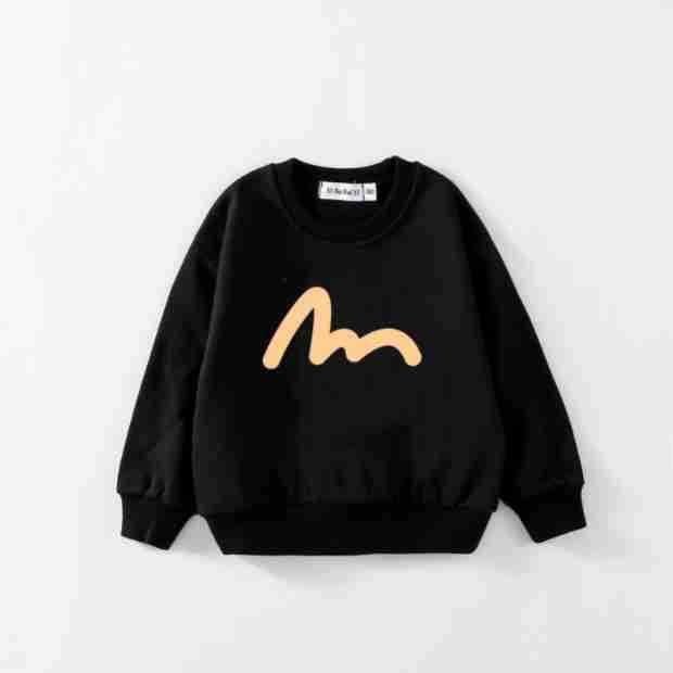 Thicken Parent-Children Clothing Patterned Solid Colors Sweatshirt or Romper-kissminis