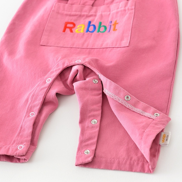 Baby Gilrl Rabbit Pattern Sleeveless Romper-kissminis