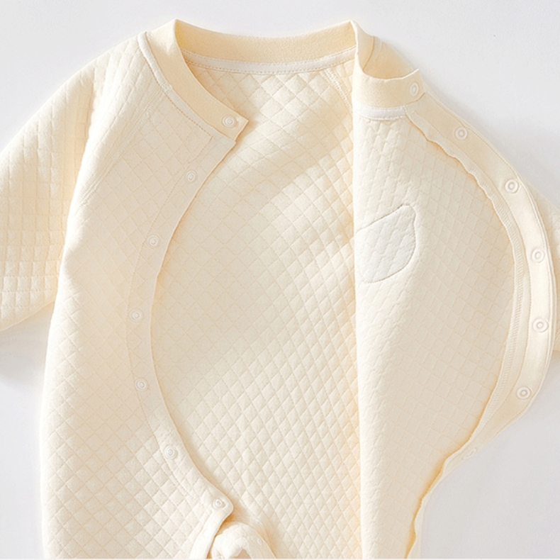 Baby Boy/Girl Bear Patch Newborn Warm Long Sleeve Romper