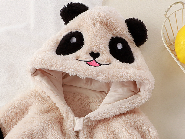 2pcs Toddler Boy/Girl Cute Animals Design Solid Color Long Sleeve Hooded Sweatshirt and Pants Set-kissminis
