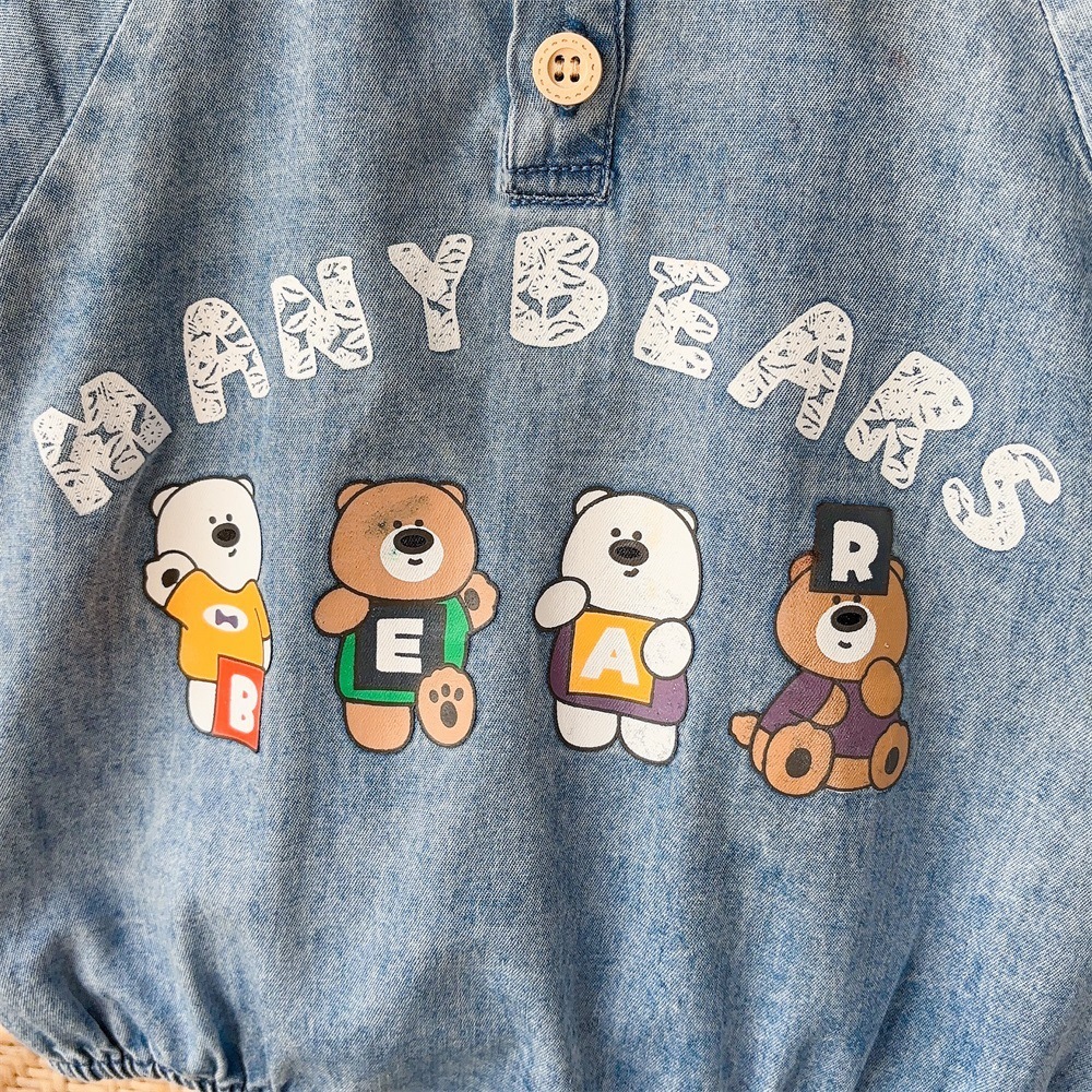 Baby Boy Bear Cowboy Bodysuit-kissminis