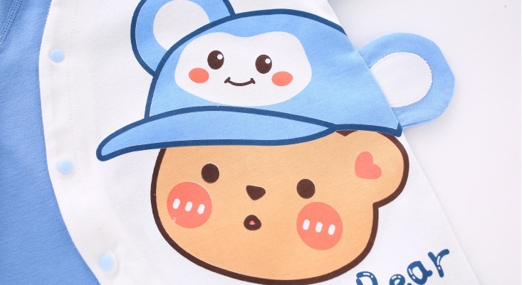 Baby Boy Hat Boy Printed Romper -kissminis