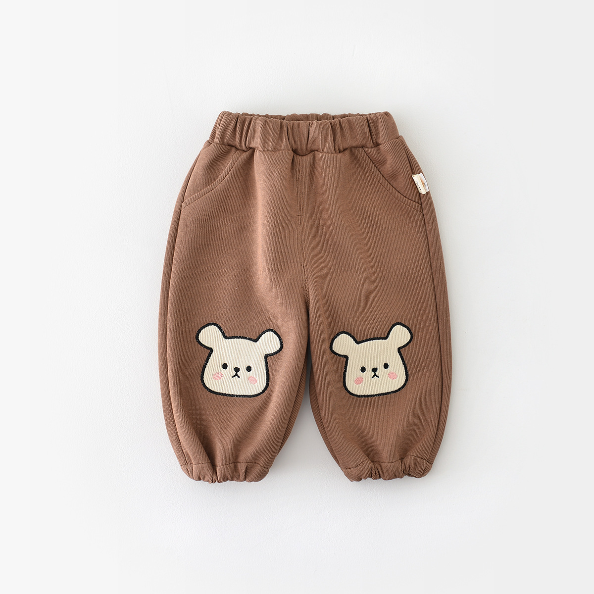 Baby Boy/Girl Bear Graphic Pants-kissminis