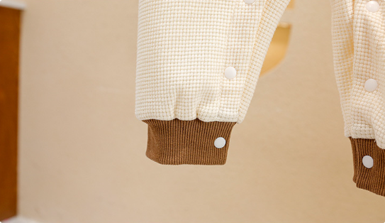 Baby Boy/Girl Bear Pattern and Ears Design Romper-kissminis
