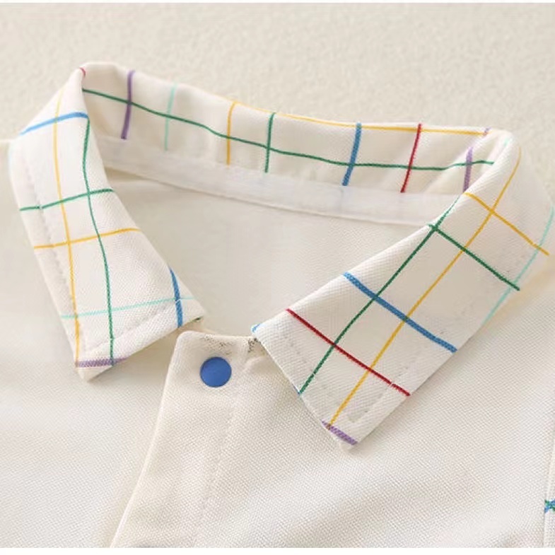 Baby Boy Stereoscopic Bear Plaid Splicing Romper-kissminis