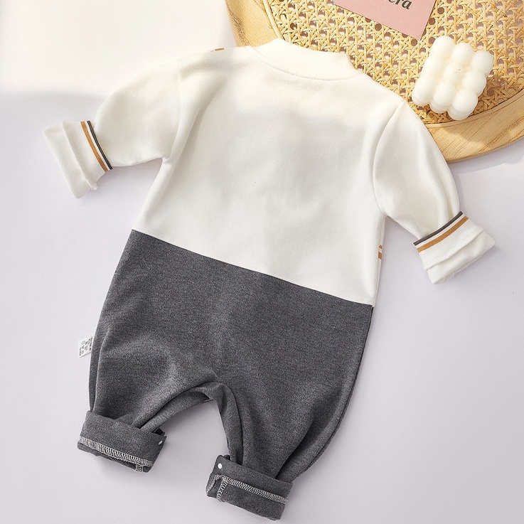 Baby Bow Ties and Prints Romper -kissminis
